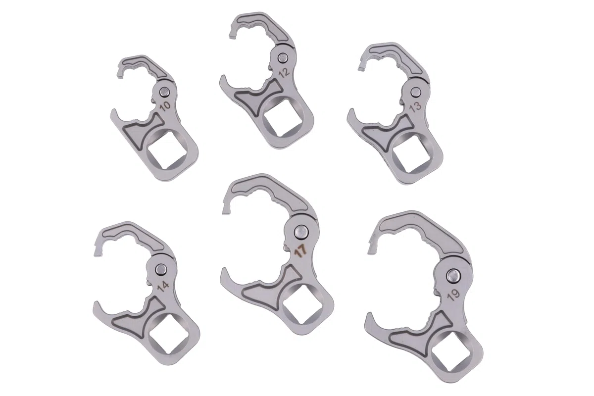 Laser 8874 Ratchet Flare Nut Wrench Set 3/8" D