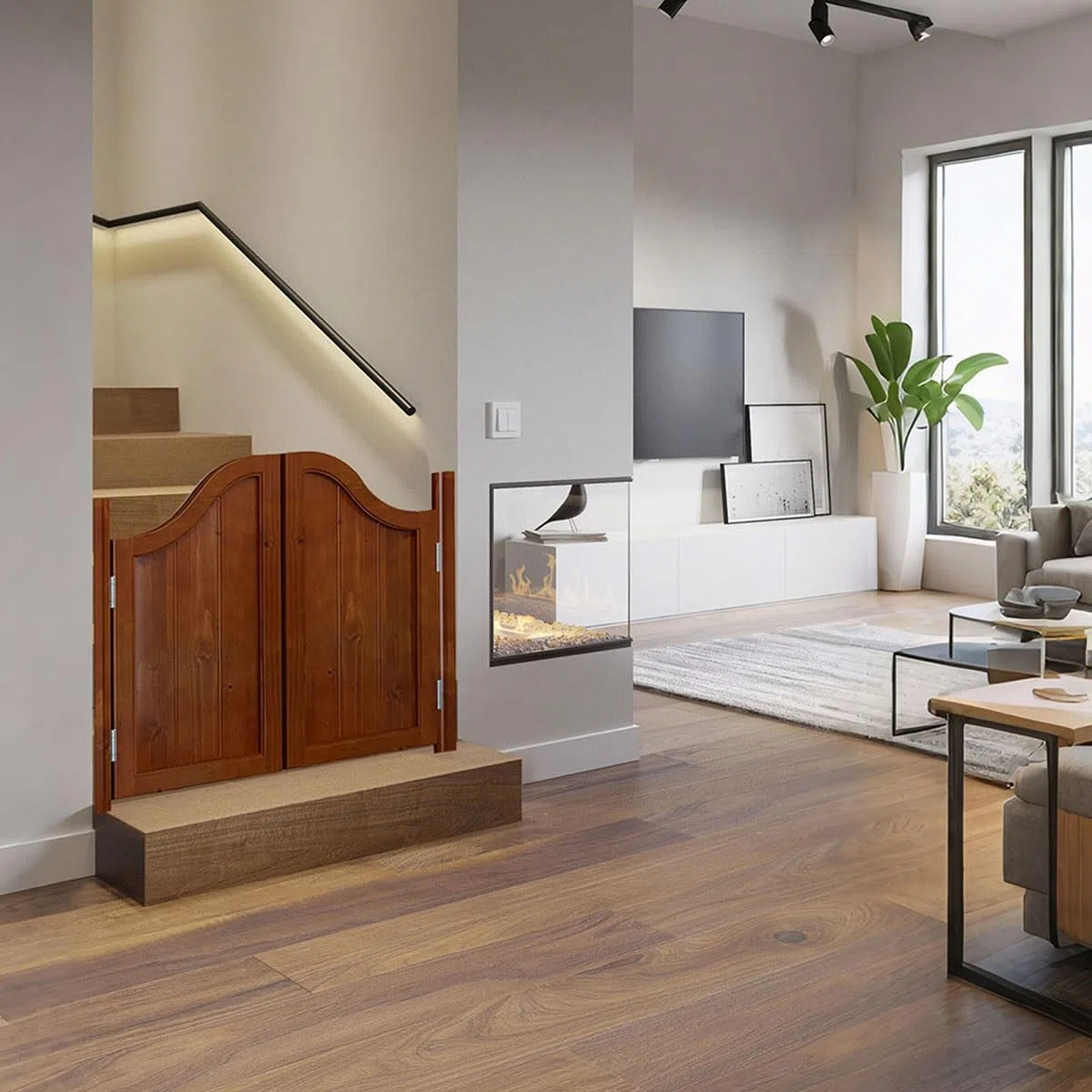 Puerta Vaiven de Madera Maciza para Interiores, Puertas Batientes de Café Retro, Puerta de oscilante de Salón, Abatible Bidireccional Puerta para entrada