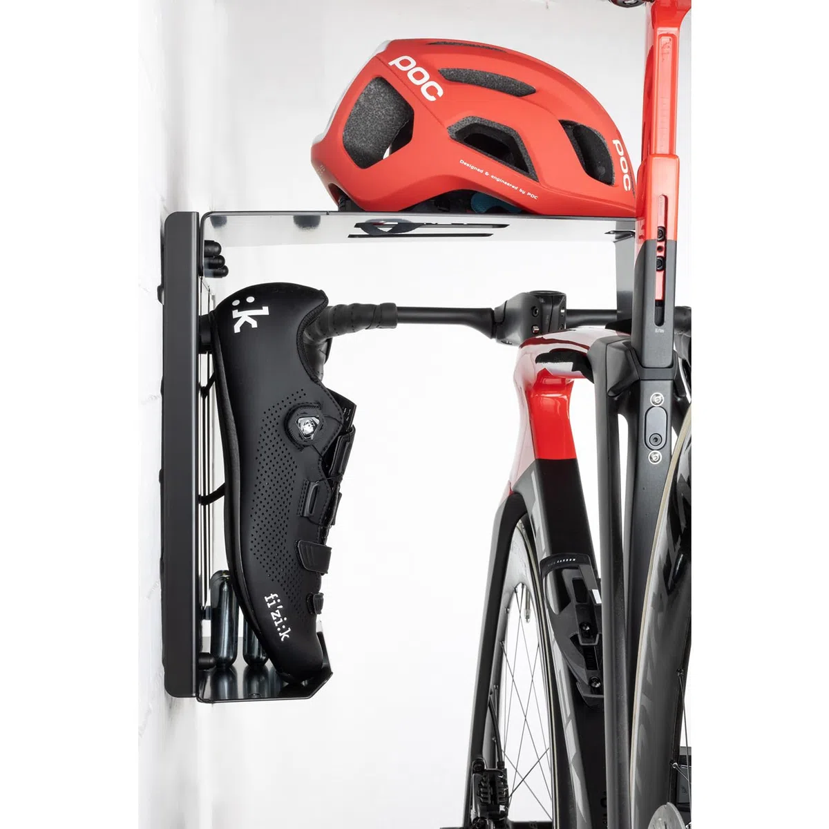 Stasdock Elegante Soporte de Pared Bicicleta - Colgador para Bicicletas Porta Bici - Gancho Elevador Bicicleta de Carretera