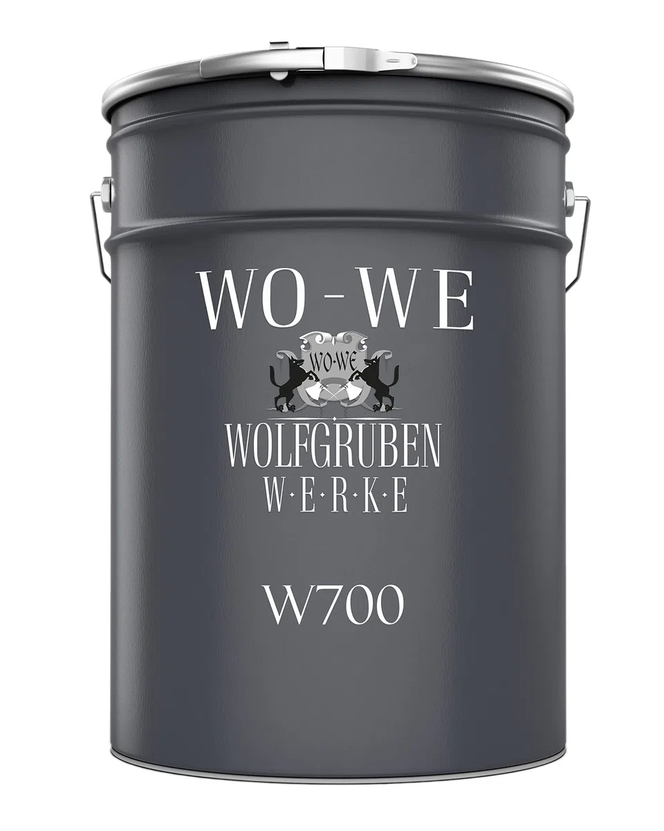 WO-WE Pintura para Suelos de Hormigón Impreso Renovacion y Extrema resistencia W700 Gris antracita como RAL 7016-5L