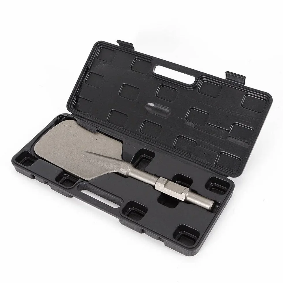 Cincel para martillo Jack 65/95, pala plegable multifuncional, cincel de asfalto de acero cromado de alta calidad, cincel para martillo de demolición, ideal para hormigón, pared de ladrillo, piedra,