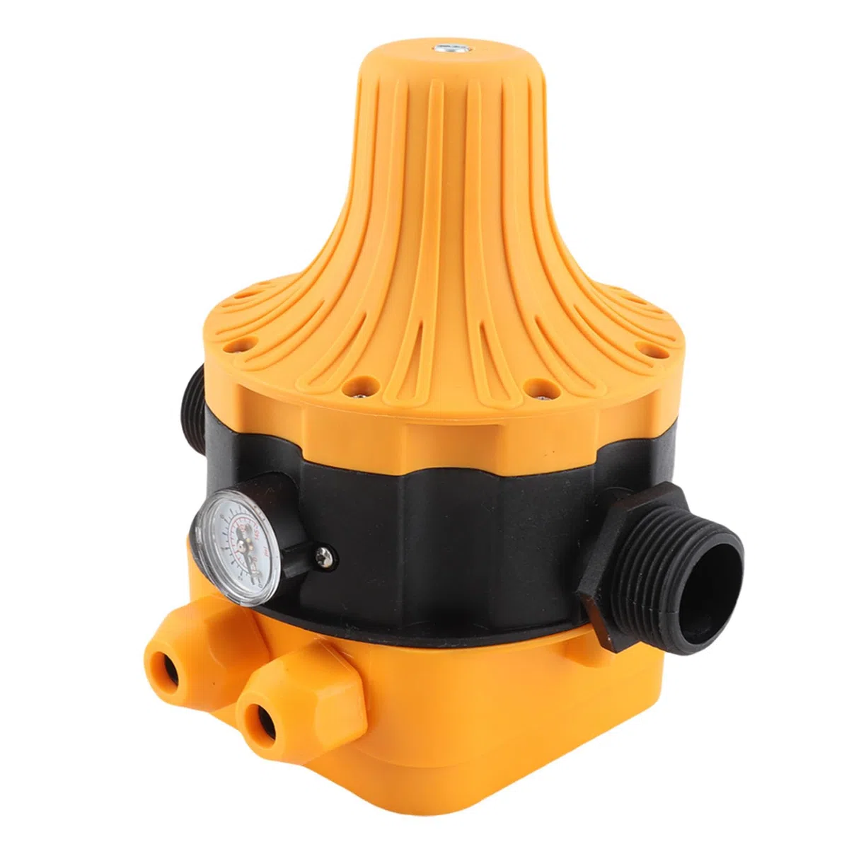 FTVOGUE - Interruptor Automático de Presión de Bomba de Agua 220V con Manómetro y Mando de Presión para el Hogar