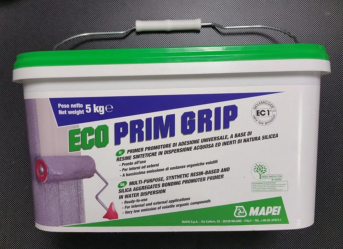 Primer su resina acrilica 5kg Eco Prim Grip Mapei