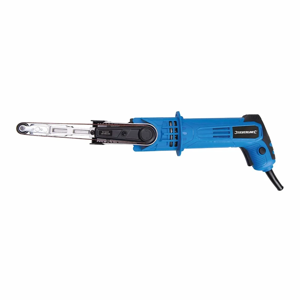 Silverline Tools 247820 - Lijadora de banda Silverstorm 13 mm, Eléctrica con cable, 260 W (260 W)