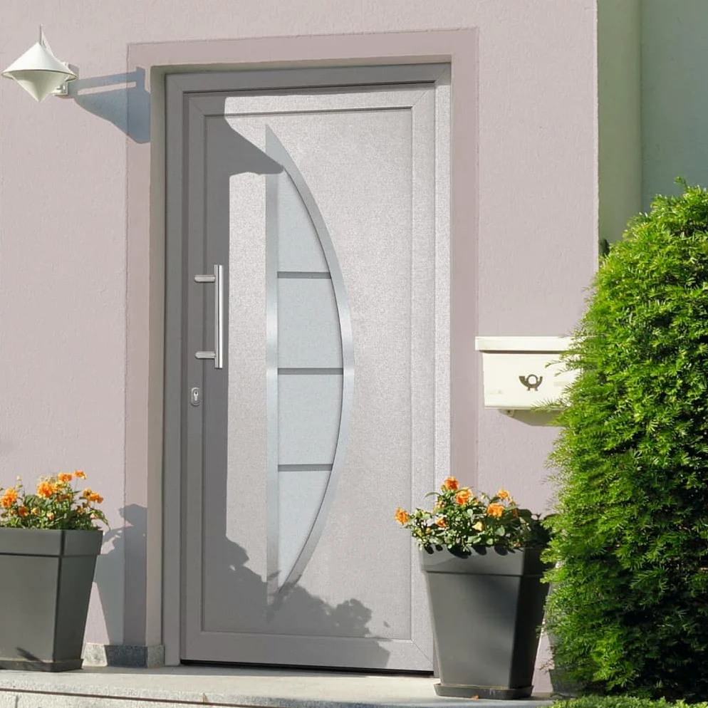 INLIFE Puerta de entrada blanca 98 x 200 cm, 50,8 kg, 279201