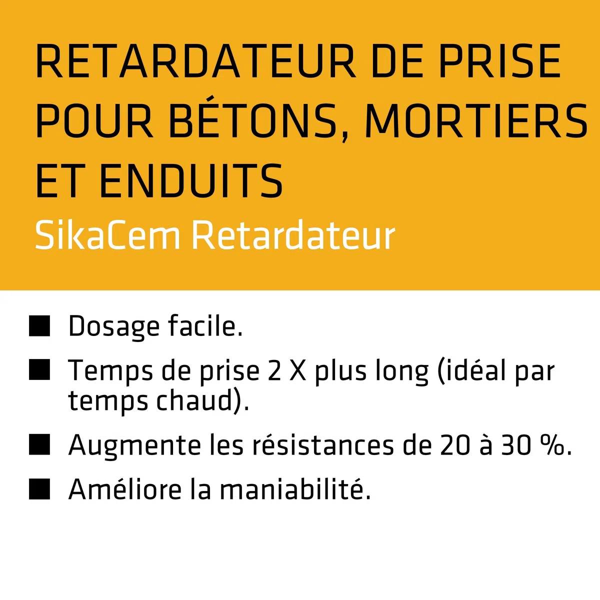 SIKA 546290 Retardador de Enchufe, Amarillo, 5 l