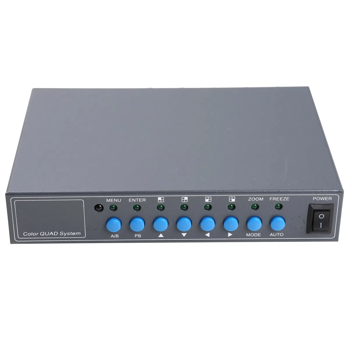 UHPPOTE 4CH Color QUAD System Video Splitter CCTV Procesador de cámara con control remoto