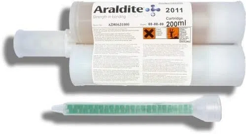 Araldite 2011 – Pegamento epoxy bicomponente multiusos, color naranja