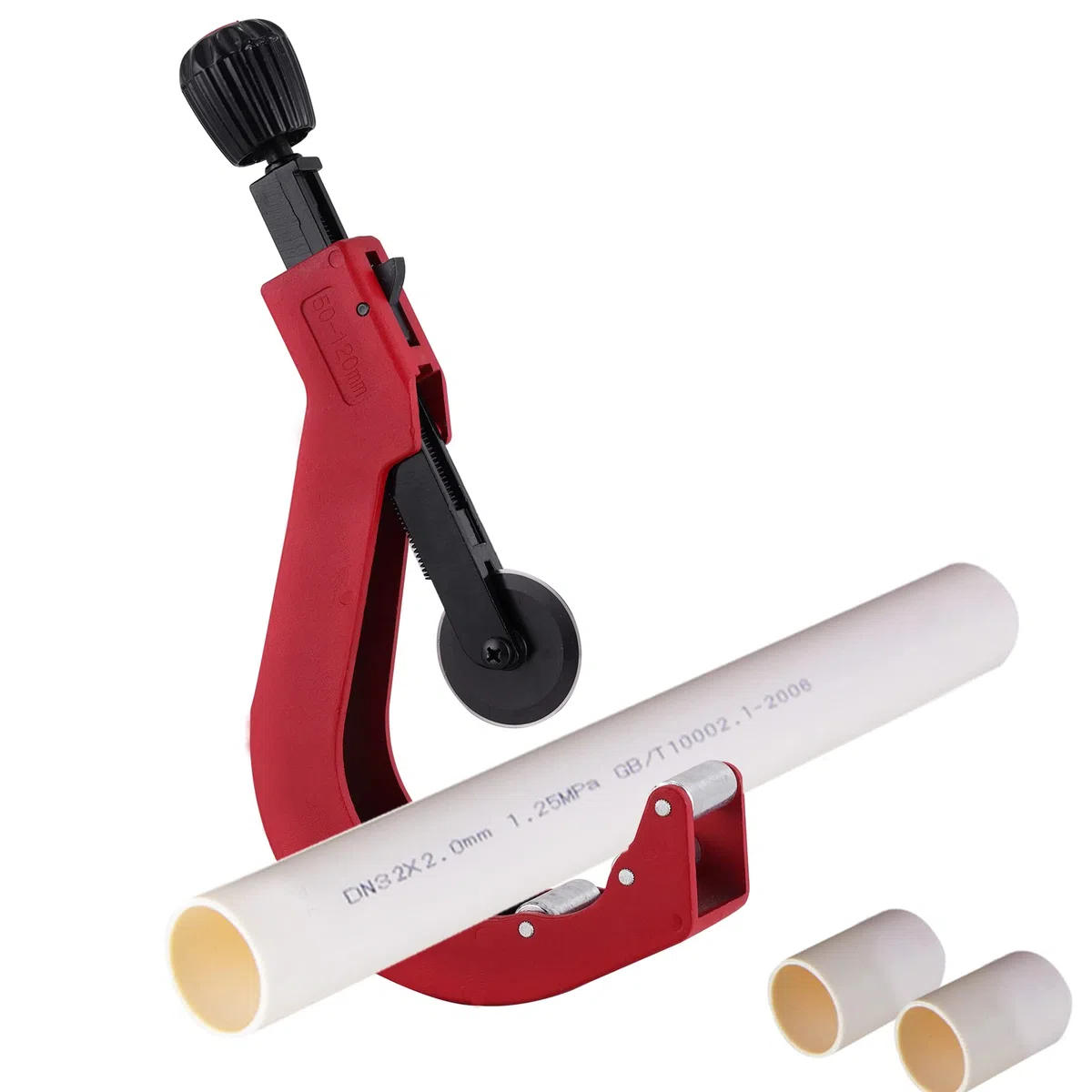 BAOSHISHAN Cortatubos de PVC 50mm-120mm diámetro de tubo 3-19mm espesor de pared de corte para PE/PVC/PPR tubo de plástico duro