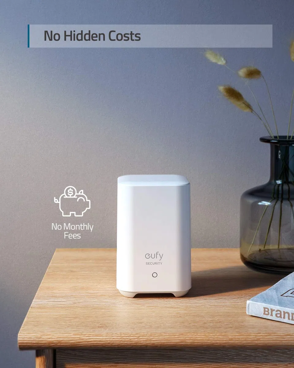 eufy Security 5 Piezas Smart Home Set, Sistema de Seguridad Inteligente para el hogar, con Cerradura de Puerta, Sensor de Movimiento, 2 sensores de Robo, Sistema de Alarma, Compatible con eufyCam