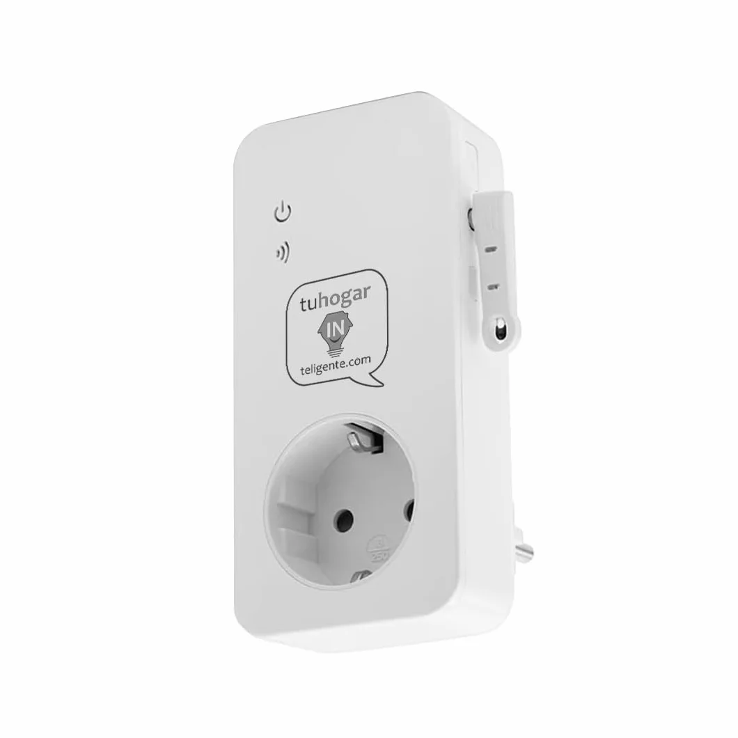 Enchufe Inteligente sin Internet/WiFi | Requiere Tarjeta Sim GSM/4G | Con Sensor de Temperatura y Control Remoto vía SMS, Llamada o APP | Notificación de Corte y Restauración de Corriente