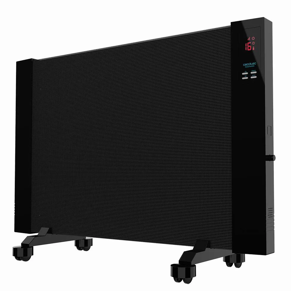 Cecotec Radiador Eléctrico Bajo Consumo Ready Warm 3100 Smart Now. 2000 W, Pantalla LCD, Temporizador, 2 Modos, Ruedas, Temporizador Regulable, Sistema de Protección, 15 m2