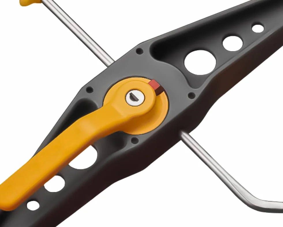 DAKEN SafeClamp - Abrazaderas para montar escaleras en el techo del coche (1 par)