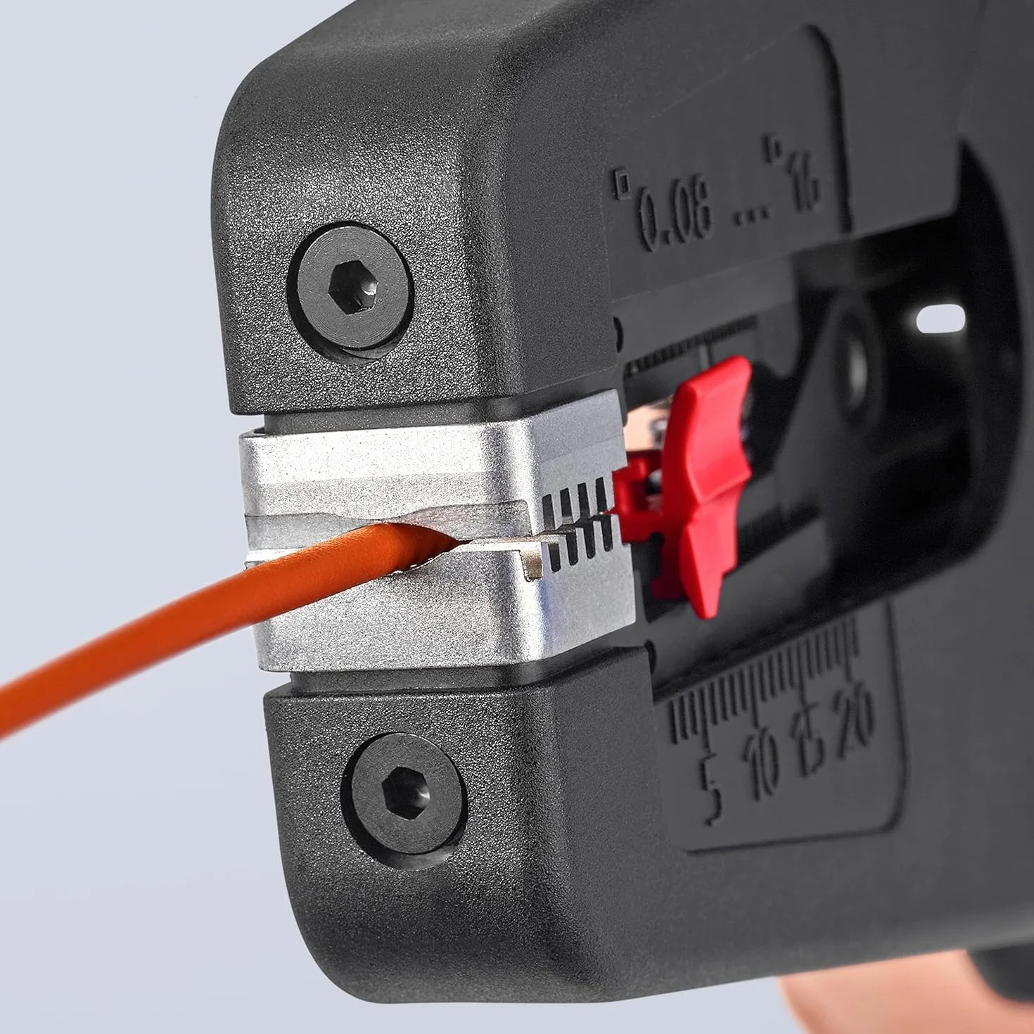 KNIPEX PreciStrip16 Pelacables autoajustable en blister 190 mm, 12 52 195 SB
