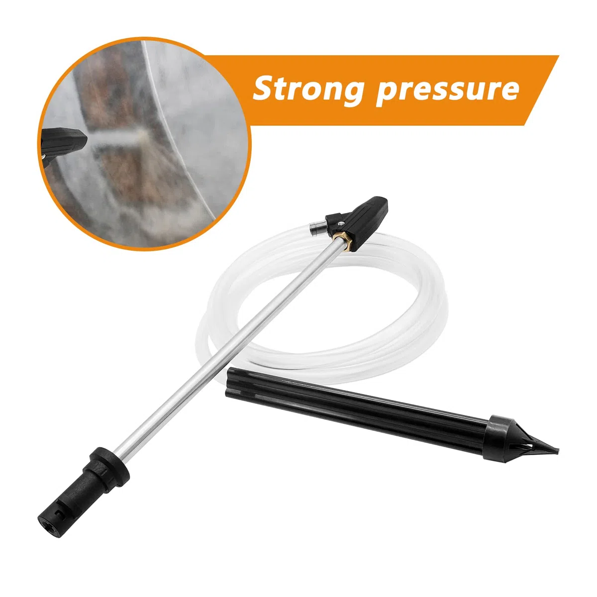 Fai Top Conjunto de Chorro Húmedo o de Arena,Hogar Alta Presión Arandela Mojado Chorro de Arena Kit,Arena Reemplazo de Kit de Arenado y Blaster Húmedo para Karcher K1-K7 Series