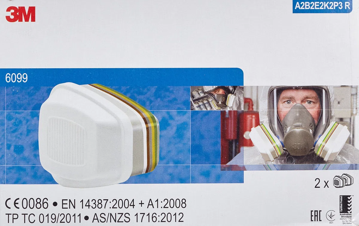 3M 6099 - Filtro ABEK2P3R (***) (4 unidades)