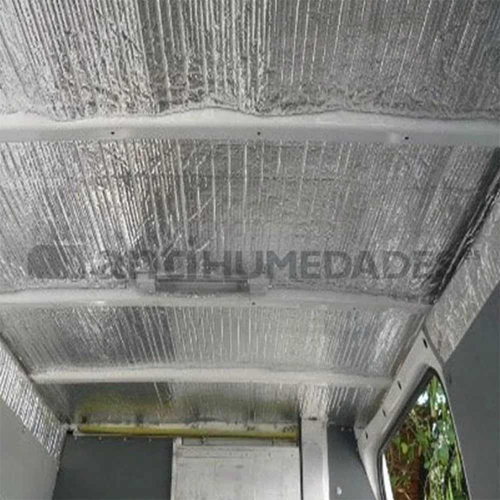 Aislante térmico reflexivo AUTOADHESIVO 100% aluminio (12m² = 10m x 1,20m). Fachadas, Ventanas, Persianas, Caravanas, Furgonetas y Coches. Fácil colocación sin herramientas
