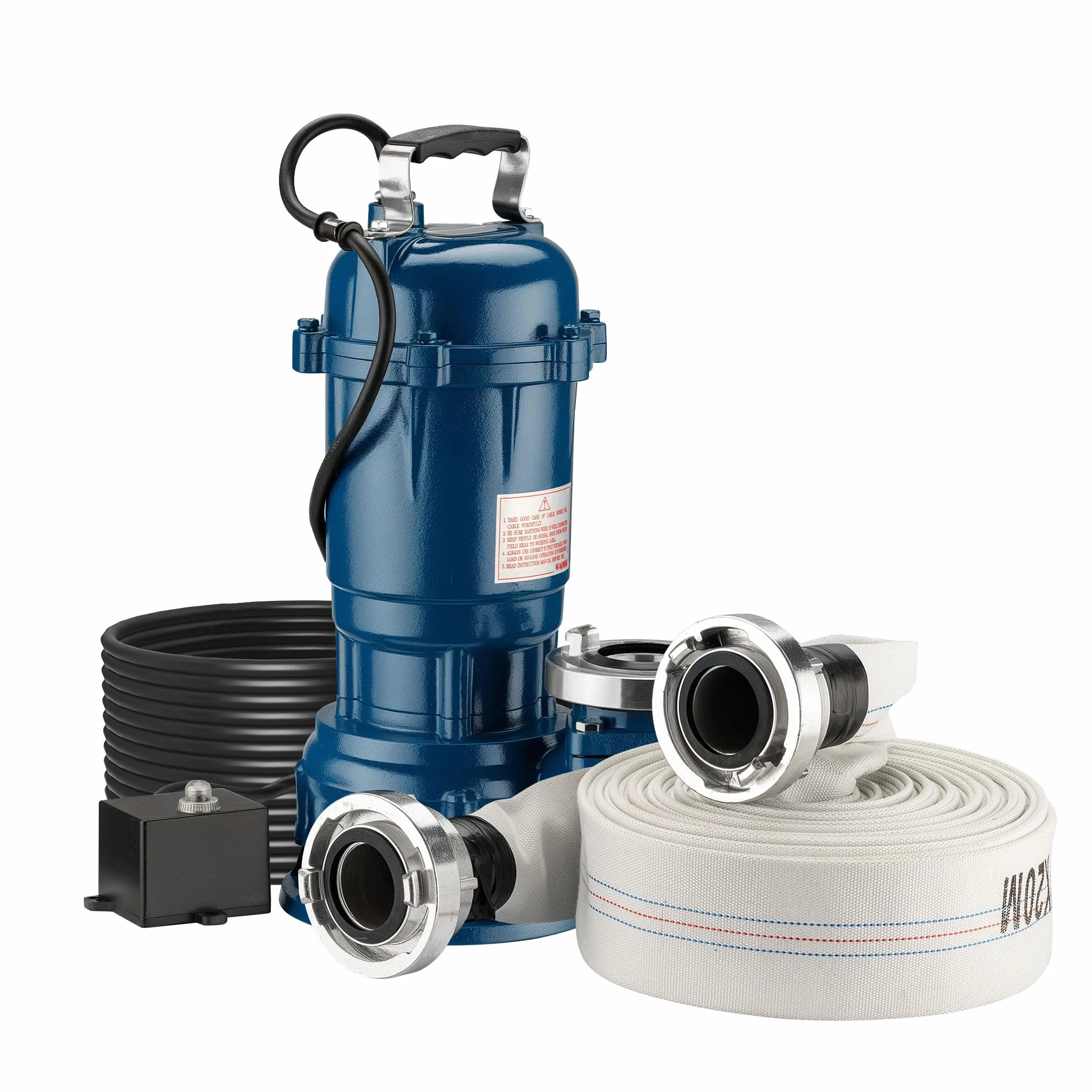 Wiltec Bomba sumergible aguas residuales 1100W 15000l/h 20m