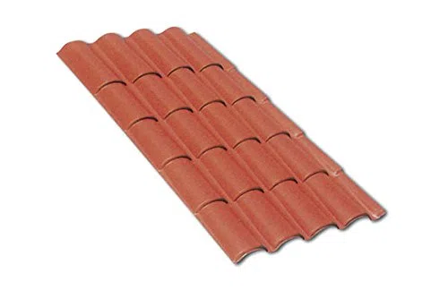 Placa Teja Coppo Terracota 175X85 Cm