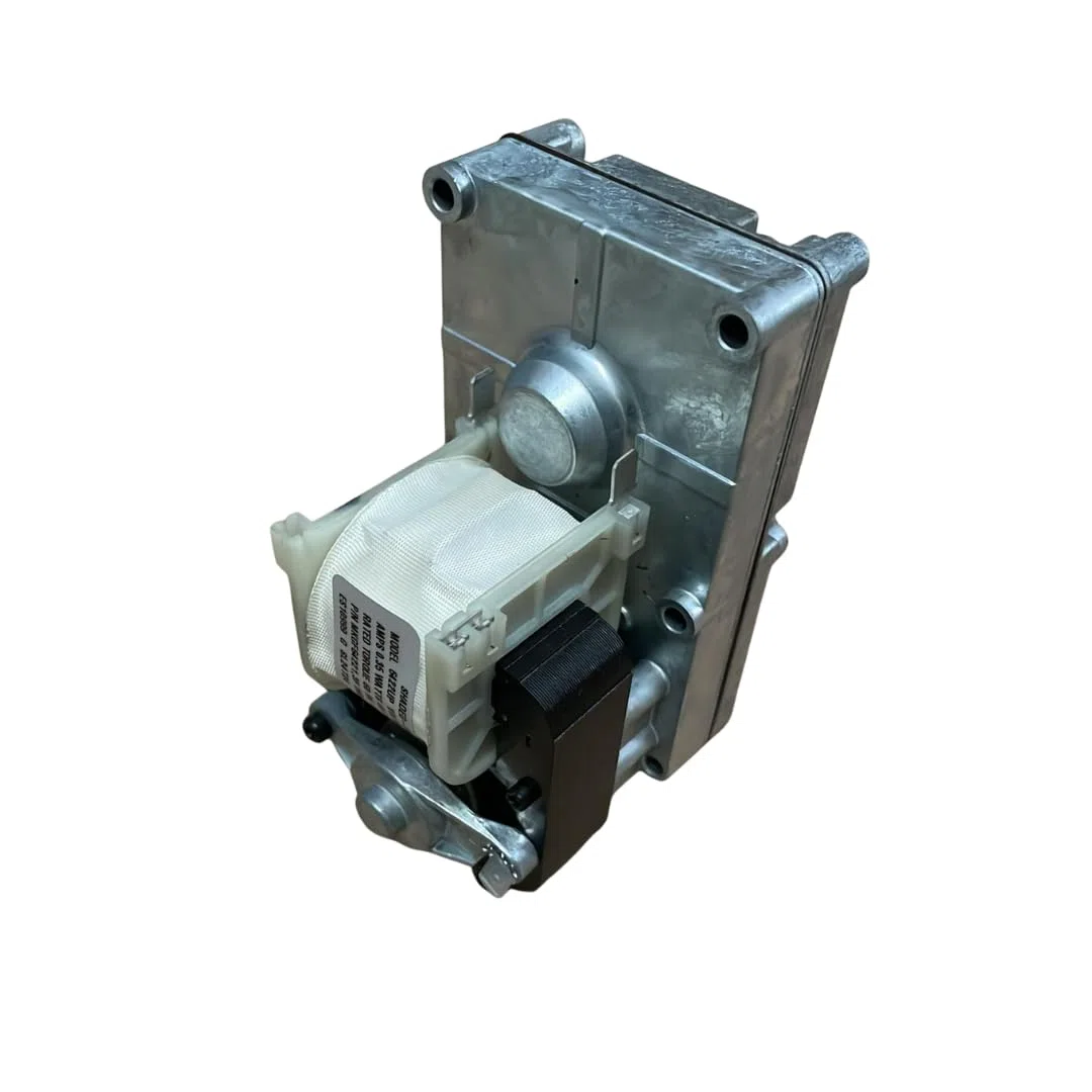 Motor de engranajes Merkle Korff S10999 para estufa de pellets, eje 9,52 mm, 1,3 rpm, sentido horario – Ref. 2101