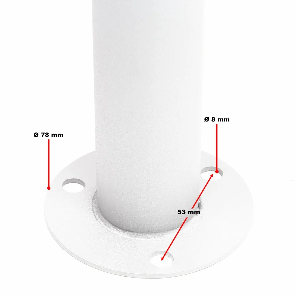 Wiltec Sistema de 4 buzones Color Blanco Acero galvanizado Resistente a la Intemperie con cerraduras de Cilindro y Llaves instalación Independiente Espacio Amplio para Cartas y Paquetes pequeños