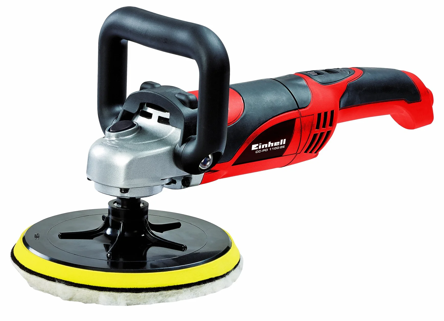 Einhell Pulidora lijadora para automóvil, 1100 W, 1000 3500 RPM, Color Rojo/Negro