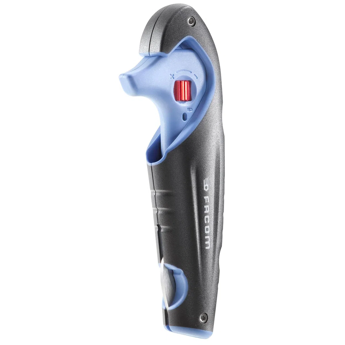 FACOM Herramienta para Desnudar Cables Multifunciones con Gatillo, Cutter de Seguridad, Cuerpo de Zamac, Hoja Auto-Pivotante, Enganche, 872271