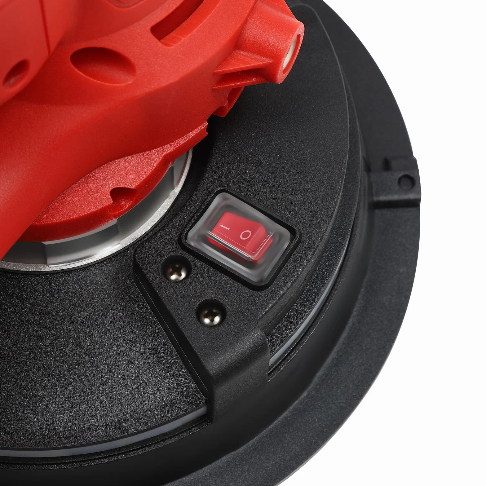 Lijadora de pared profesional de 1200 W con aspiración de polvo integrada de 180 mm, lijadora de techo ajustable con LED para paredes interiores y exteriores