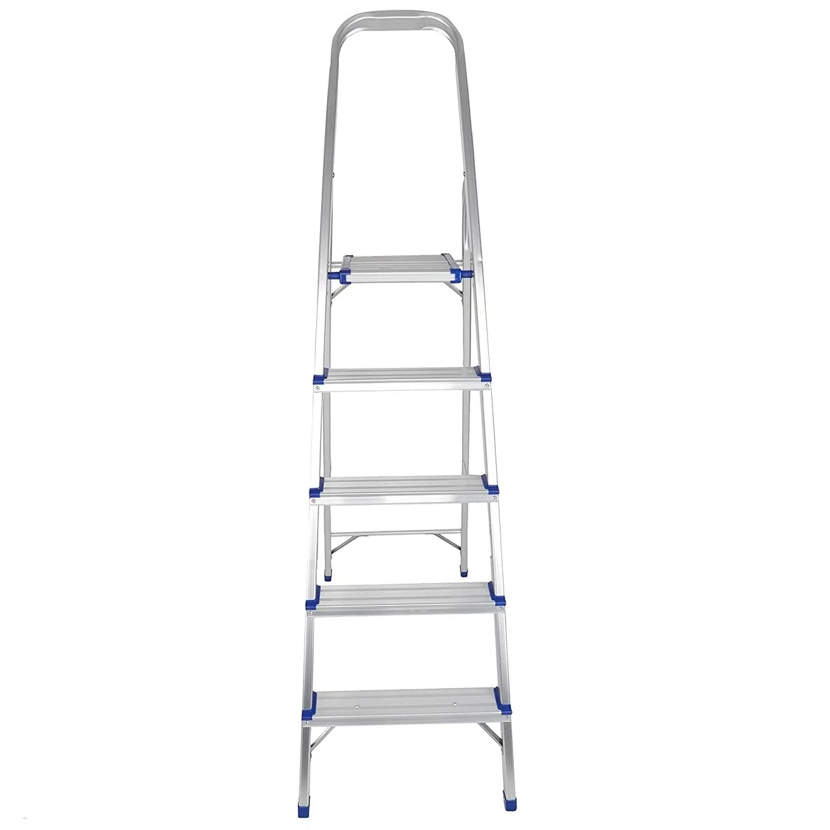 TREPPE Escalera Aluminio Plegable Tijera Ligera 5 Peldaños