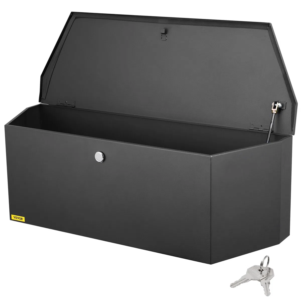 VEVOR Caja de Herramientas para Remolque Caja de Herramientas 914 x 305 x 305 mm para Remolque de Acero al Carbono Resistente con Cerradura y Llaves Resistente a la Intemperie para Mudanzas