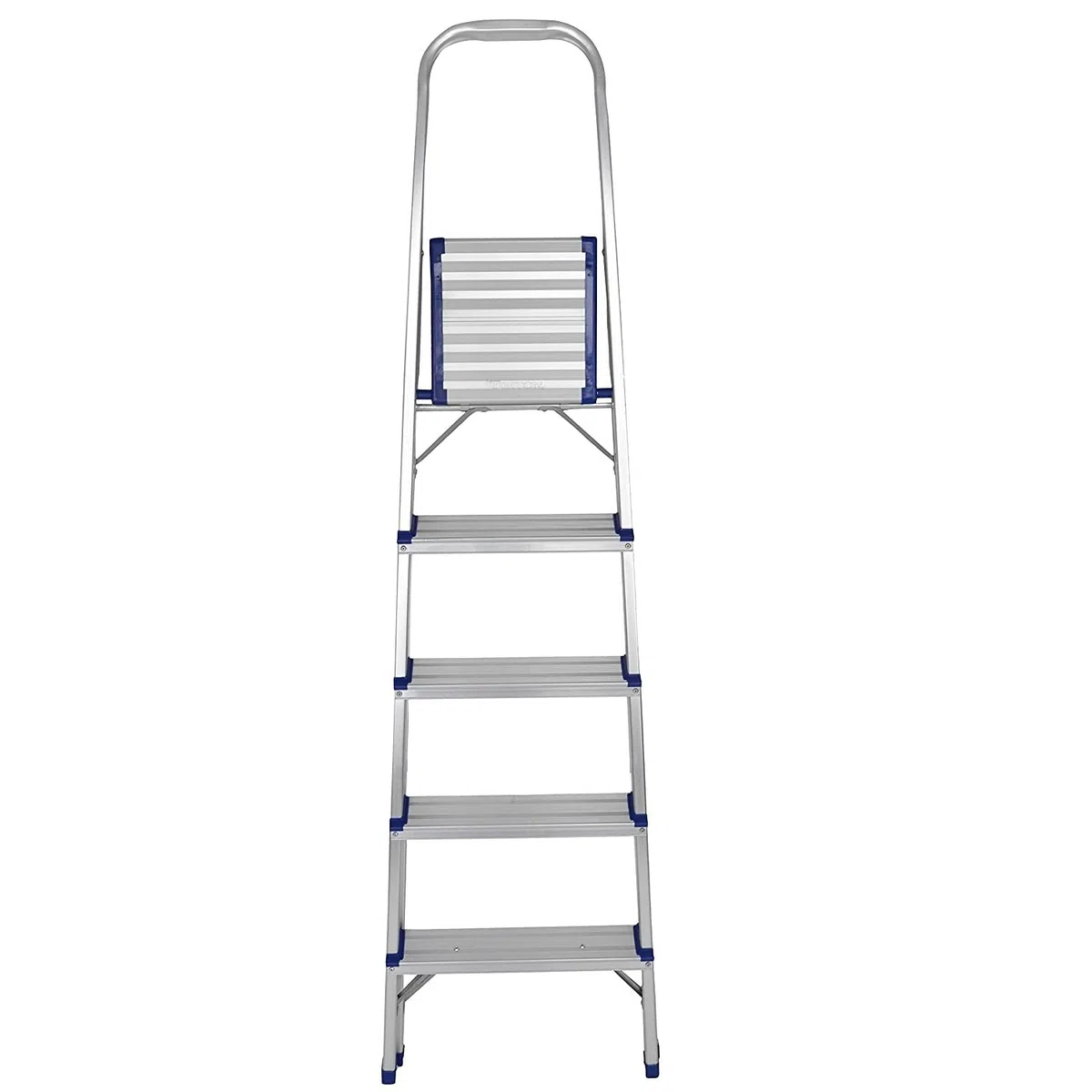 TREPPE Escalera Aluminio Plegable Tijera Ligera 5 Peldaños