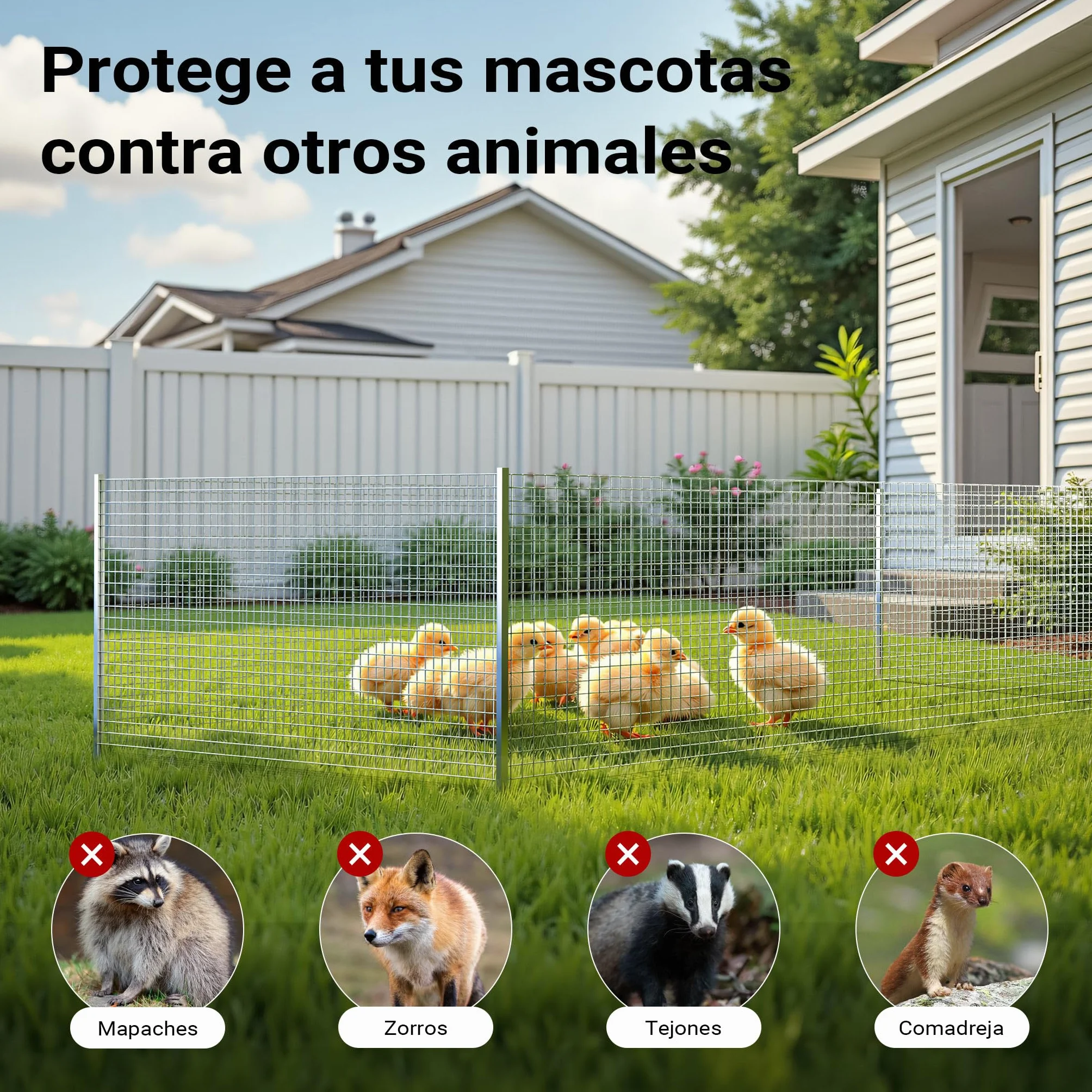 Wiltec Malla Alambre metálica gallinero Cierre metálico galvanizado Rollo 1mx25m mallado 12x12mm Jardín