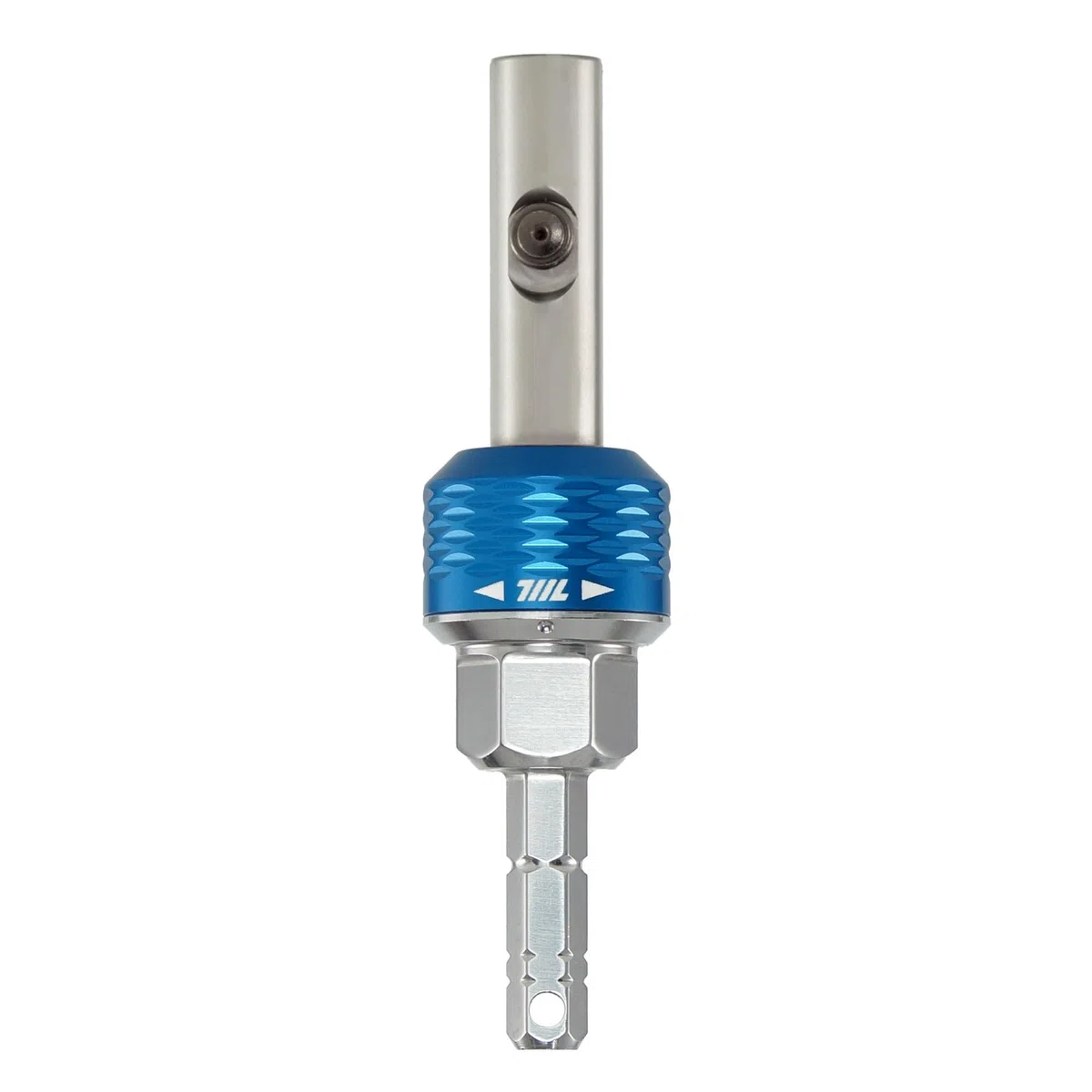 711L Destornillador de trinquete en línea HEX- compatible con destornilladores intercambiables estándar de 1/4 pulgadas y enchufe de 14 mm, para uso pesado de alto par