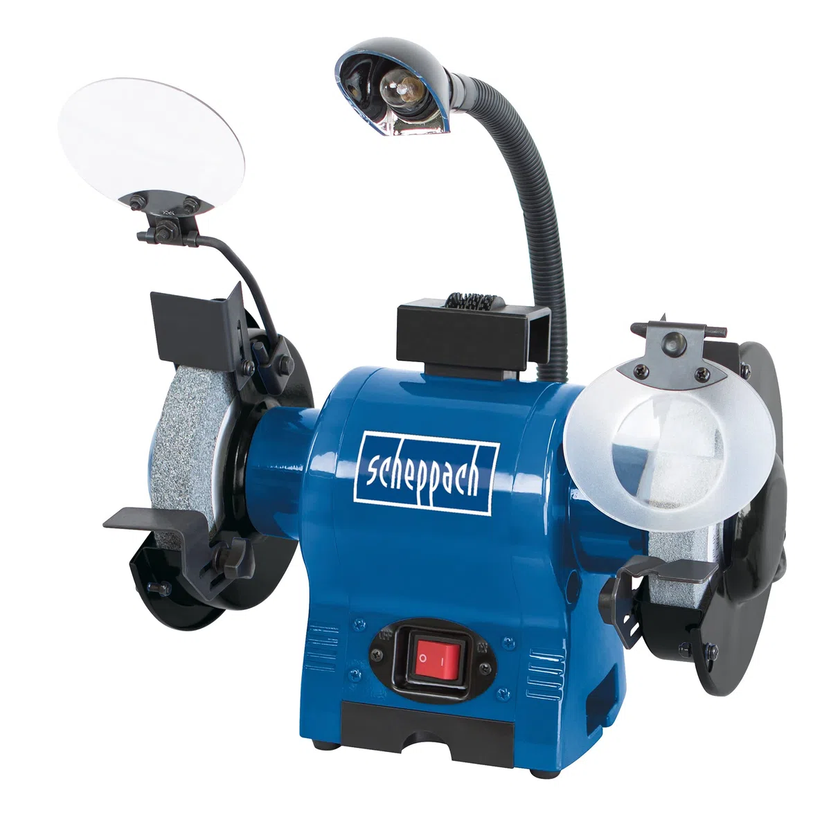 Esmeriladora doble muela BG150 Scheppach - 230V 50Hz 370W - 150mm. Muela 150mm marca Scheppach