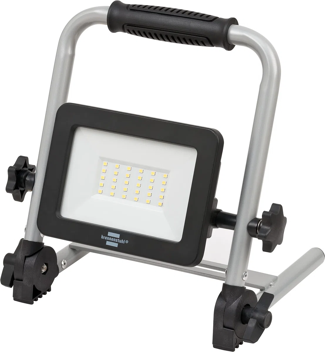 Brennenstuhl foco LED portátil de batería recargable EL 2000 MA 20W para uso en interiores y exteriores IP54 (2150lm, batería de iones de litio integrada, función powerbank, iluminación hasta 6h)
