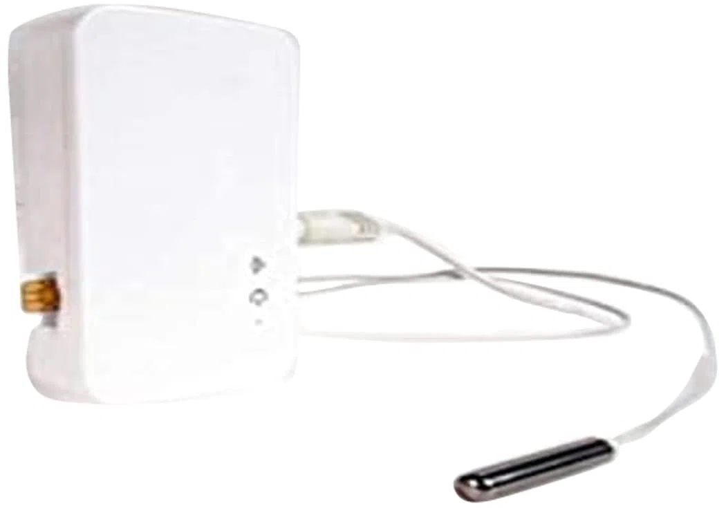 SimPal Conector T2 SMS, detección de apagón y temperatura, color blanco