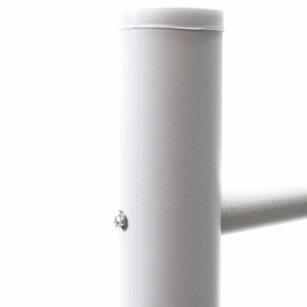 Wiltec Sistema de 4 buzones Color Blanco Acero galvanizado Resistente a la Intemperie con cerraduras de Cilindro y Llaves instalación Independiente Espacio Amplio para Cartas y Paquetes pequeños