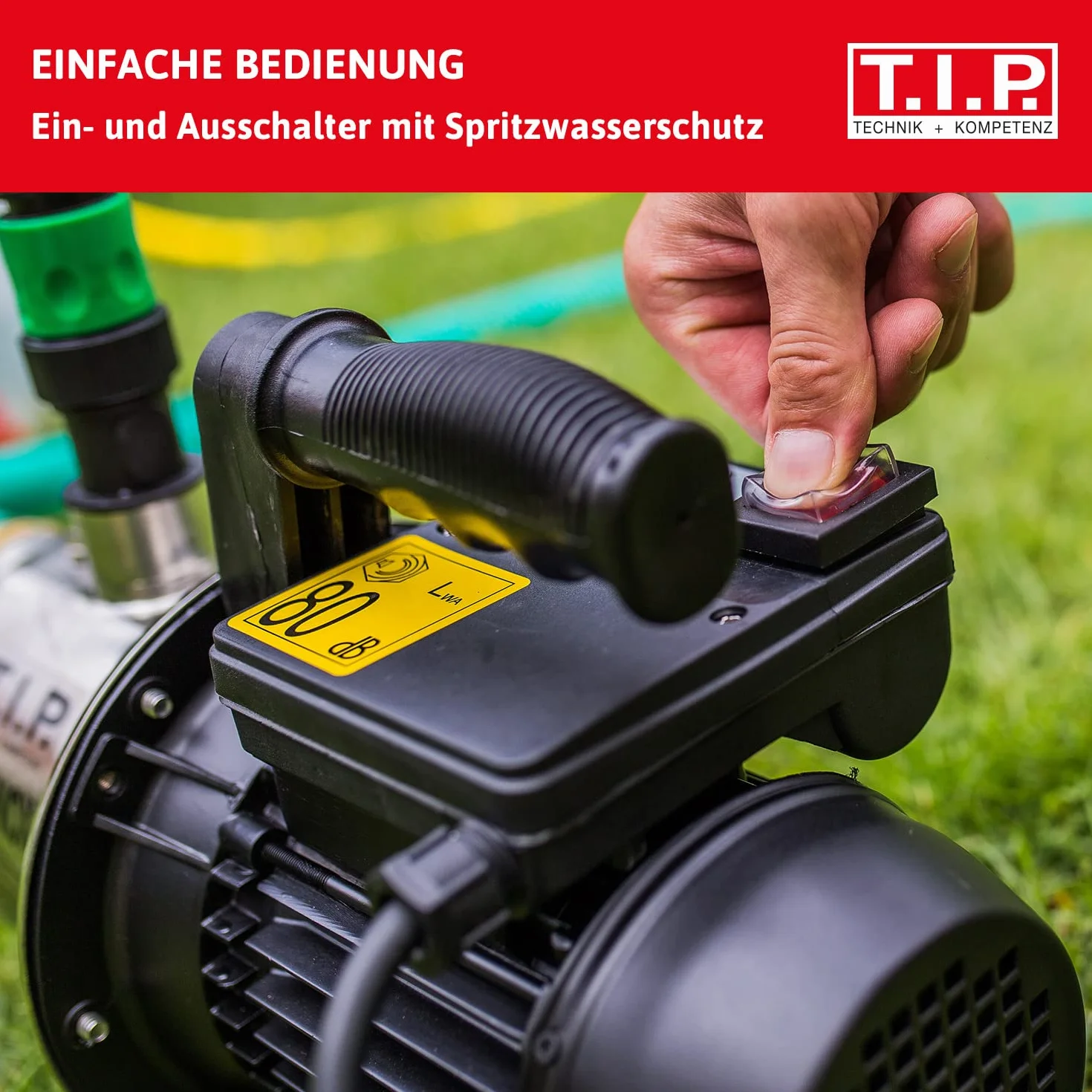 TIP - Jet Clean 1300 Kit con 4 M Jardín Bomba