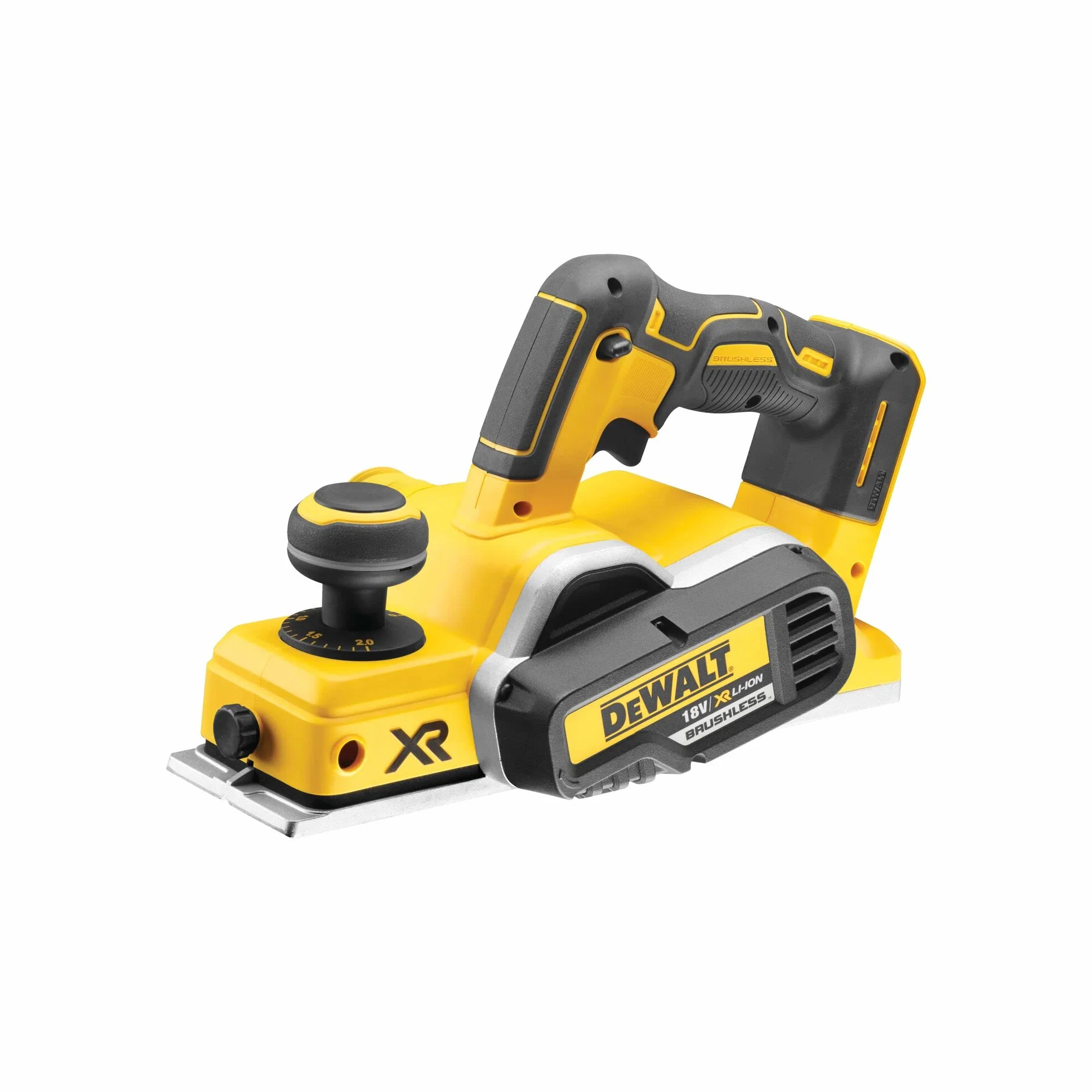 DEWALT DCP580 N-XJ Cepillo XR 18V sin escobillas Madera Cambio Rápido de Hoja Profundidad Corte 2,0mm Maletín TSTAK