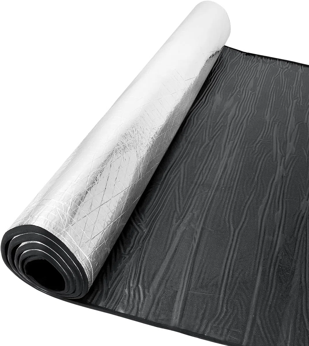 Aislante Térmico Autoadhesivo de 7mm, Panel Reflectante Radiador y Aislante Térmico Persianas, Placas Aislantes de Suelo, Panel Aislante Aluminio y Aislante Acústico Coche, 32cm x 10m
