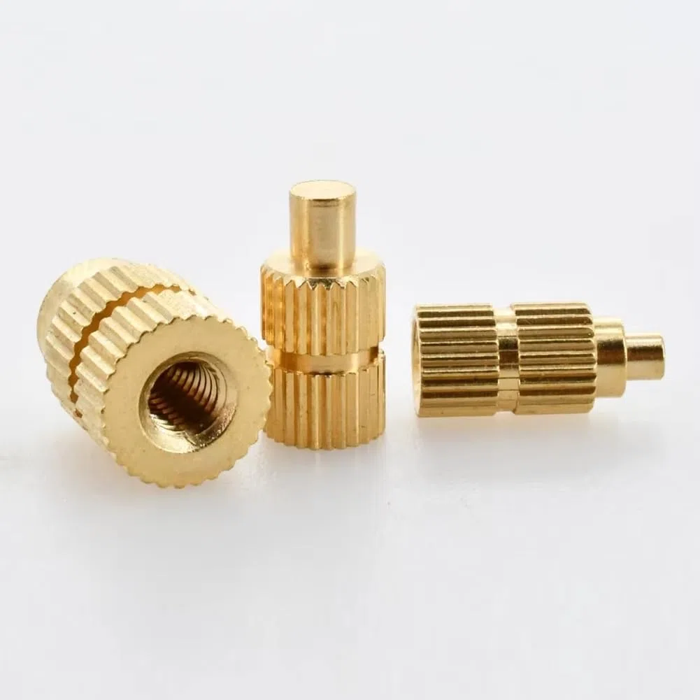 Heat Set Insertion Tool M2-M8 Hot Melt Latón Tuerca Moleteada Punta Insertada Adaptador de Prensa TS100/TS101 Soldador