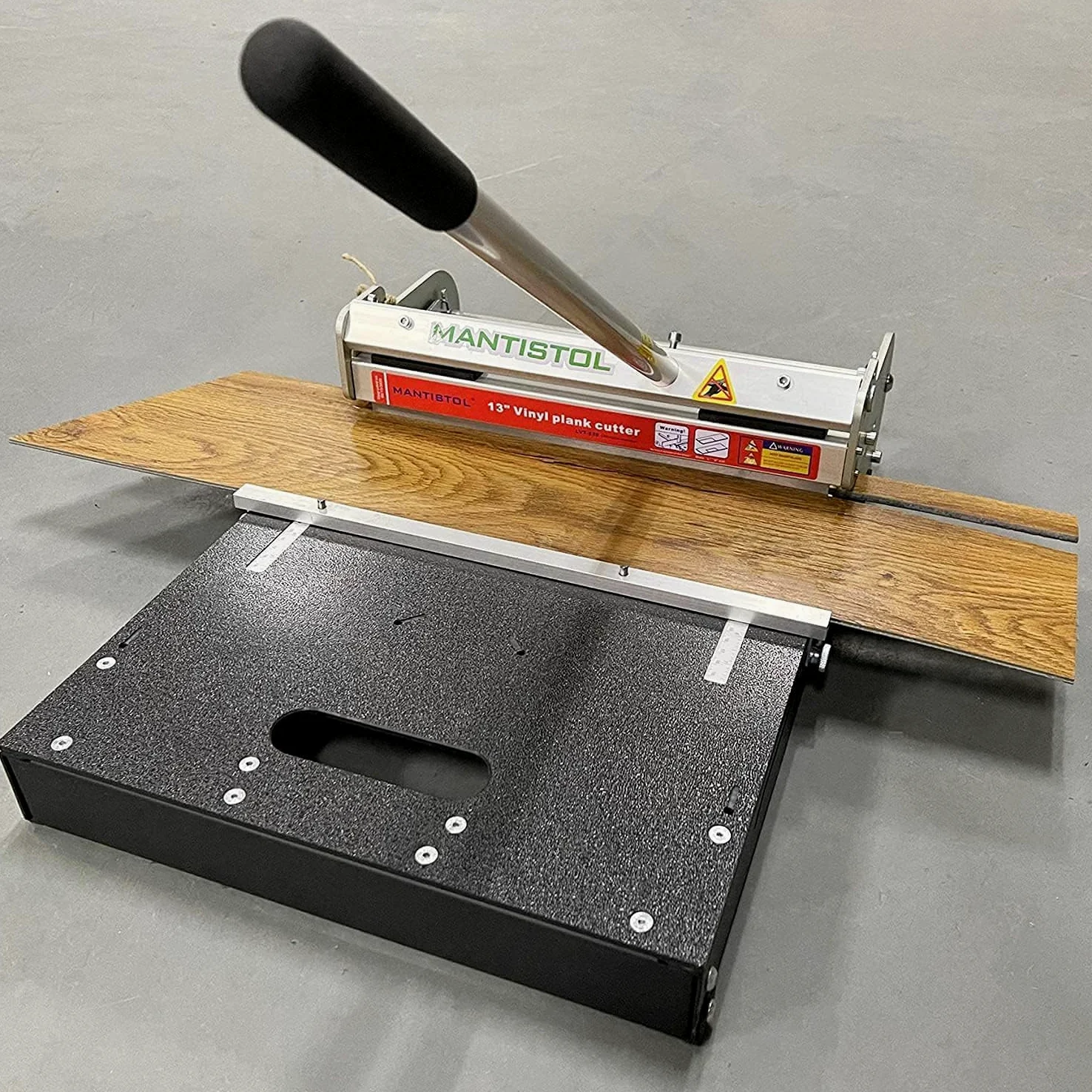 Cortador de suelo de vinilo de núcleo rígido Pro NLVT-330 de 33 cm actualizado para SPC, LVP, LVT, VCT, WPC, RVP, PVC y tablones de vinilo, ¡corta hasta 9 mm de grosor!