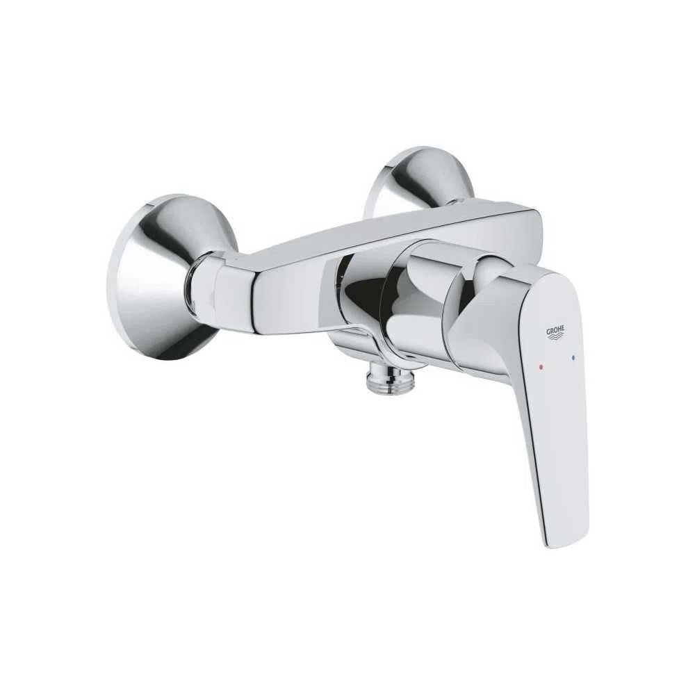 Grohe Start Flow, Grifo de ducha monomando (montaje en pared, menor consumo de agua), cromo, 23771000