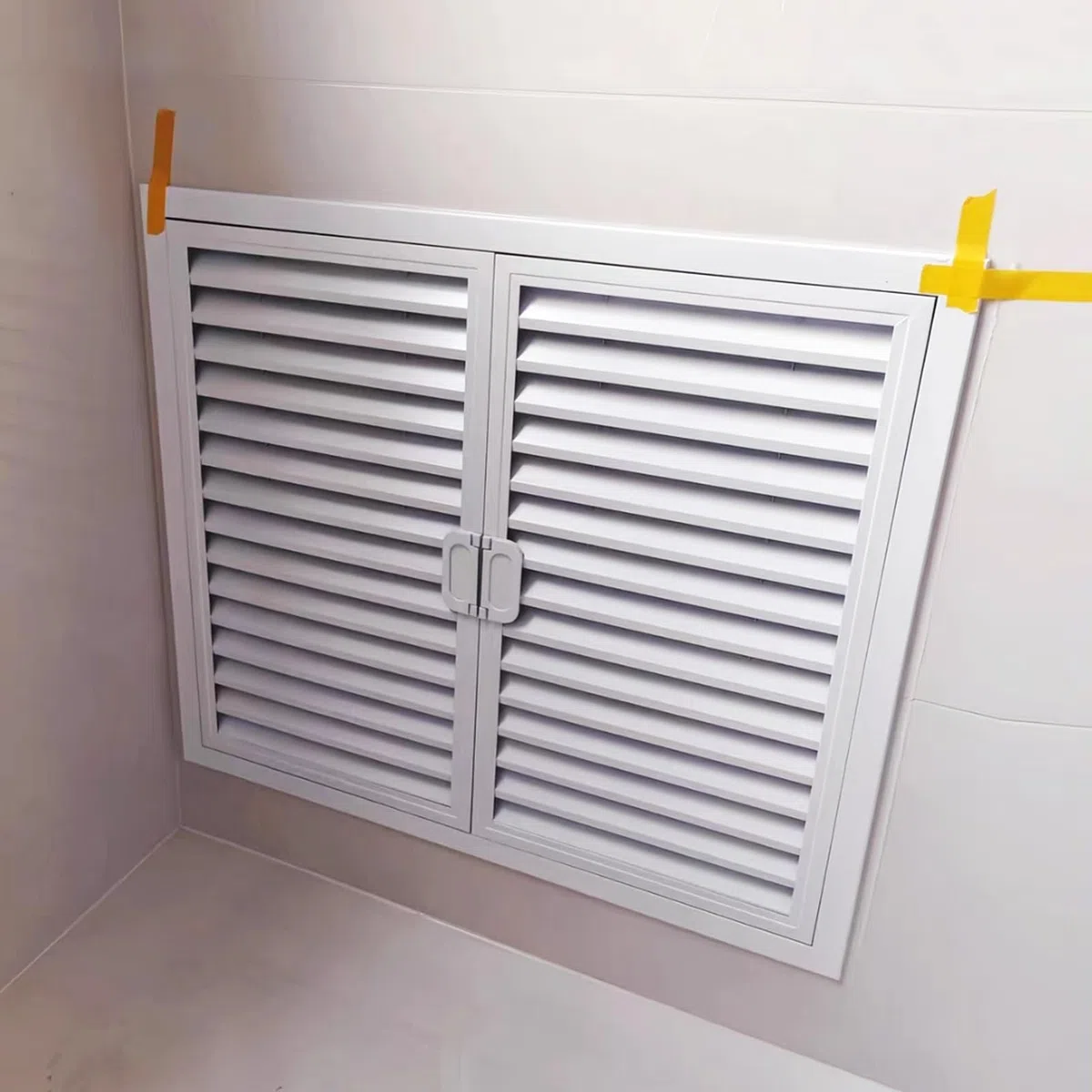 Panel de acceso, puertas de fácil acceso que se pueden pintar, trampilla inspección aluminio puerta acceso barbacoa de pared de cocina de montaje empotrado, puerta revisión blanca(30x20in/76x51cm)