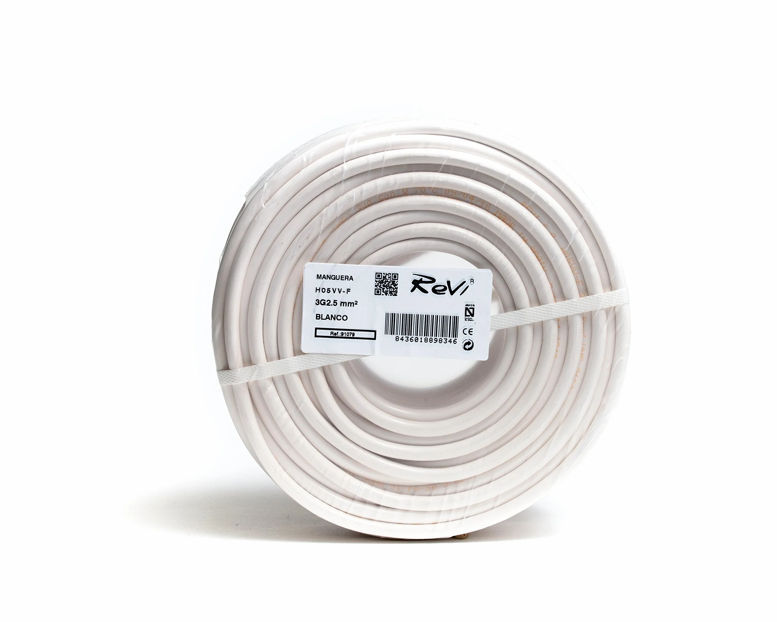 Przewód H05VV-F 3x2,5mm 25m Biały