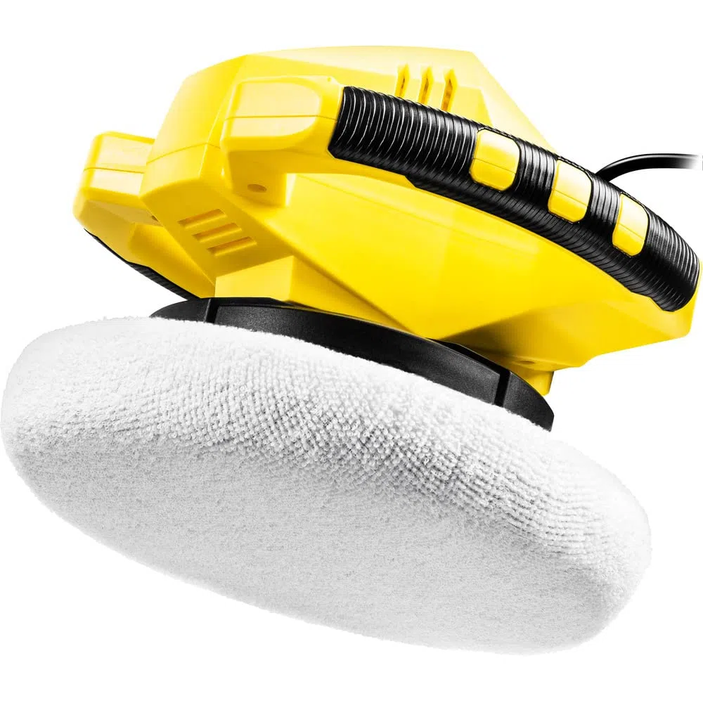 TROTEC Pulidora excéntrica PPOS 10-120 Pulidora Amoladora Pulidora Set Pulir Coches Barcos Suelos Potente motor de 120 W con alto rendimiento constante