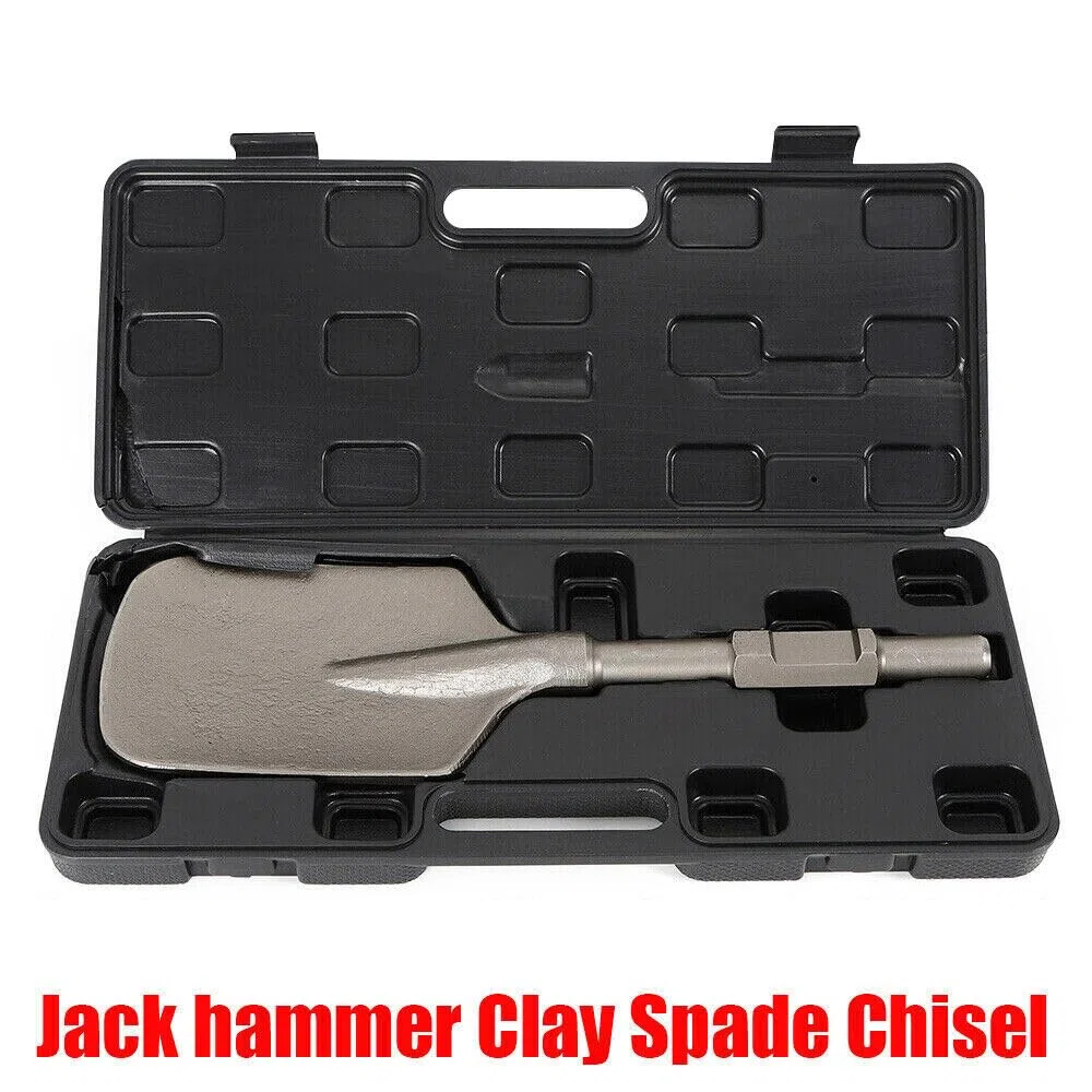 Cincel para martillo Jack 65/95, pala plegable multifuncional, cincel de asfalto de acero cromado de alta calidad, cincel para martillo de demolición, ideal para hormigón, pared de ladrillo, piedra,