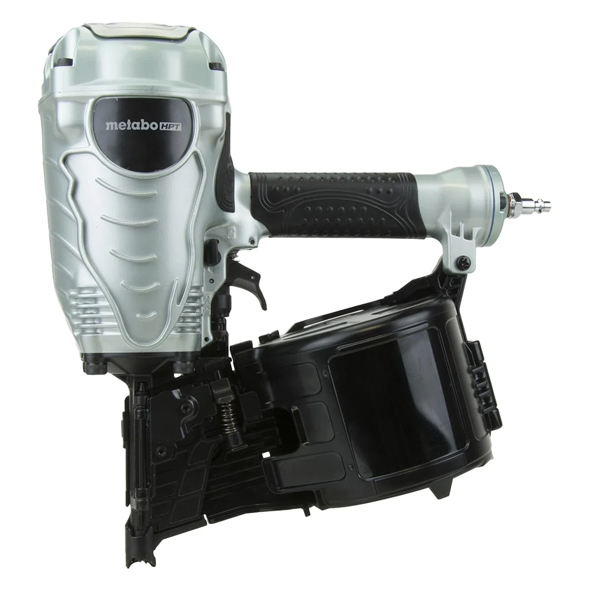 Metabo HPT NV90AG(S) - Clavadora neumática, de 1-3/4 pulgadas hasta 3-1/2 pulgadas, clavos de marco de bobina con alambre recogido, ajuste de profundidad sin herramientas