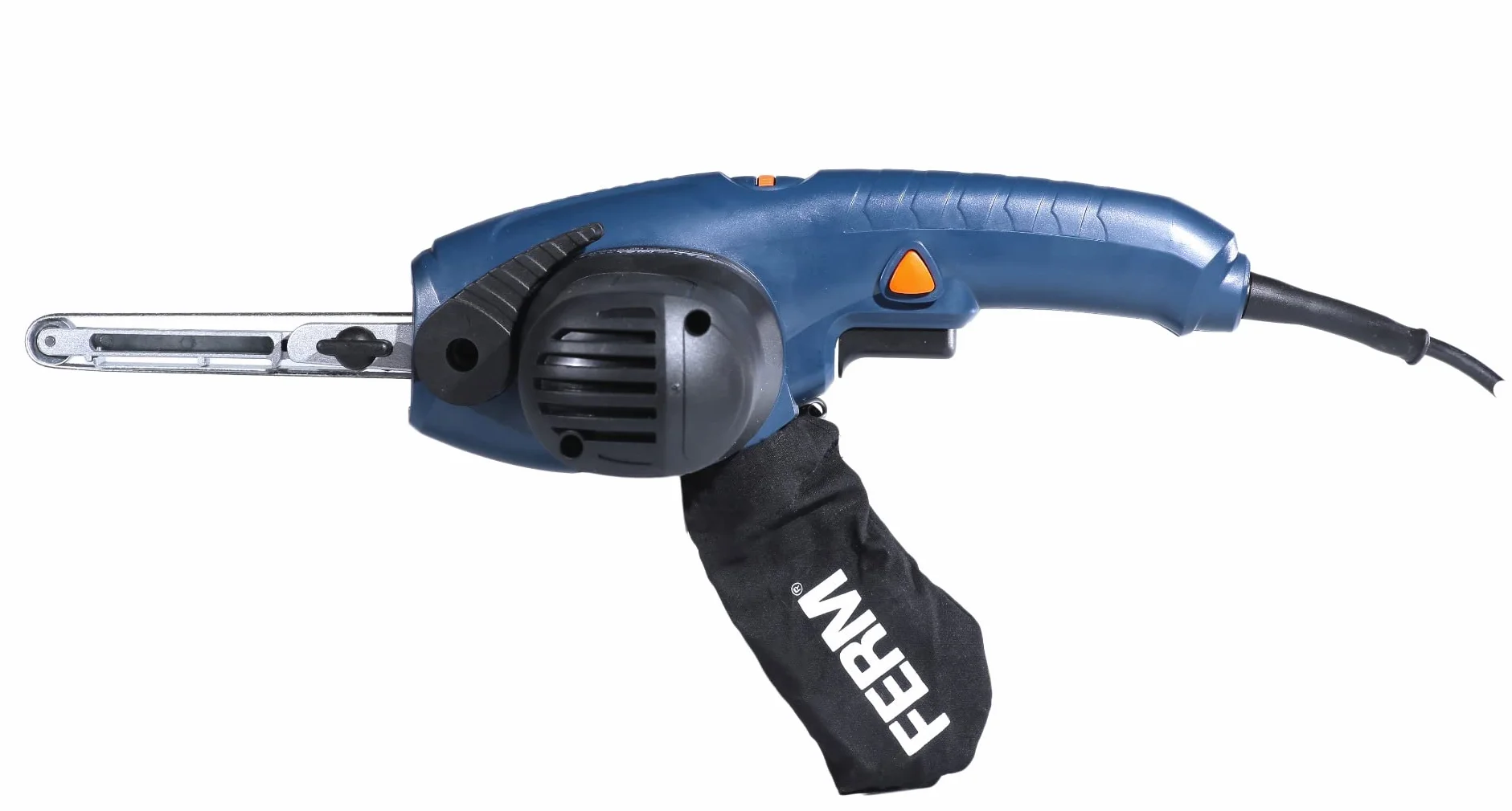FERM EFM1001 Lijadora de Banda de Precisión (400 W, 230 V, Set de 17 Piezas)