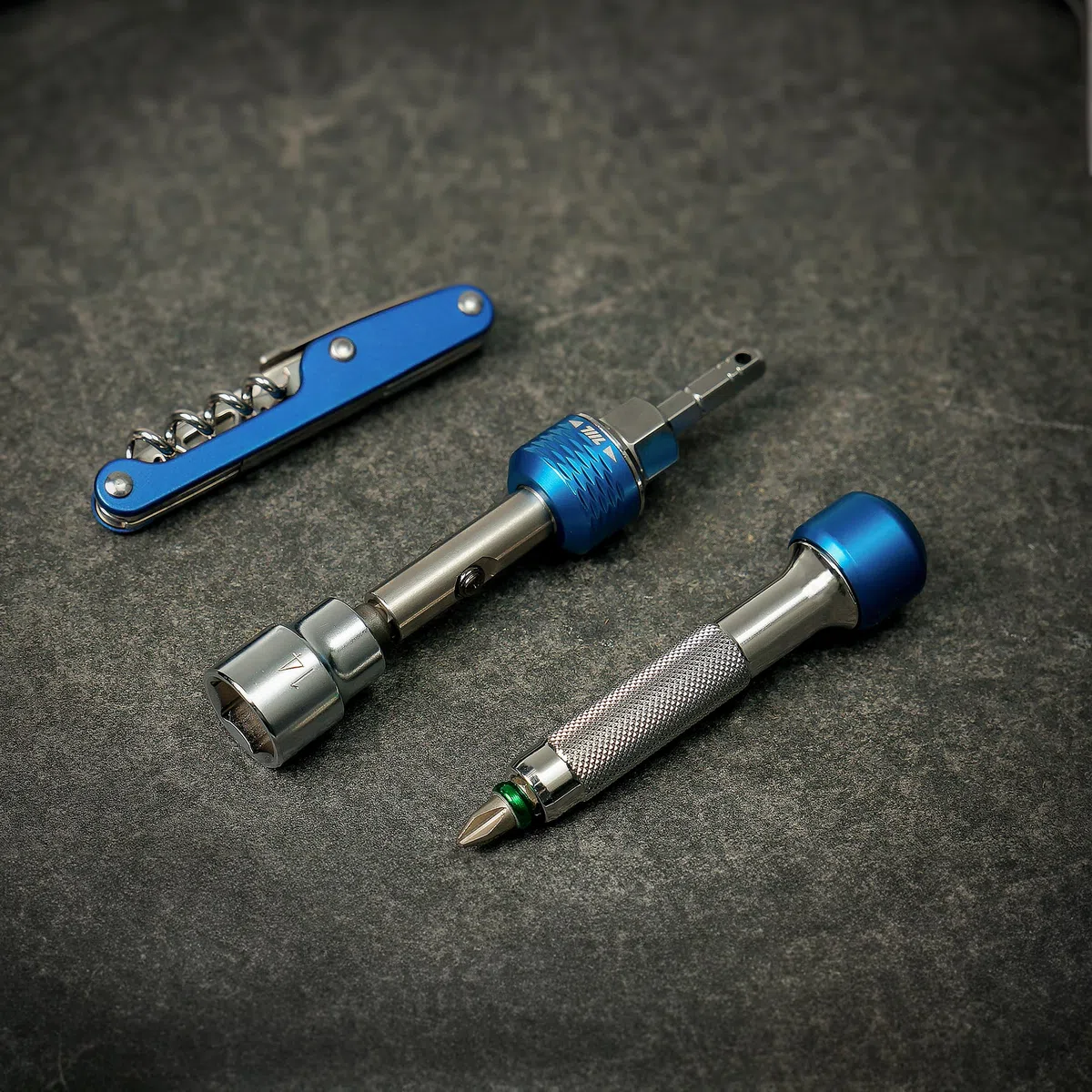 711L Destornillador de trinquete en línea HEX- compatible con destornilladores intercambiables estándar de 1/4 pulgadas y enchufe de 14 mm, para uso pesado de alto par